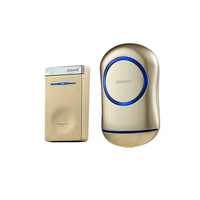 N188-GG Portable Automatique Auto-Alimentation Sans Fil Sonnette 45 CHIME Sonnette Numérique 150M Gamme Design Moderne pour Villas Usage Domestique