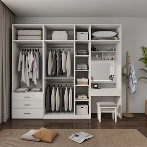 Modular Open <strong>Wardrobe</strong> Bedroom Furniture Customizable Bedroom Closet Cabinet <strong>Storage</strong> <strong>Solution</strong> - Product Image 1