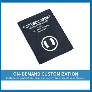 Nhãn dệt may cao cấp tùy chỉnh bằng polyester, có logo, nhãn gấp mép, nhãn chính và nhãn cổ áo - Product Image 2