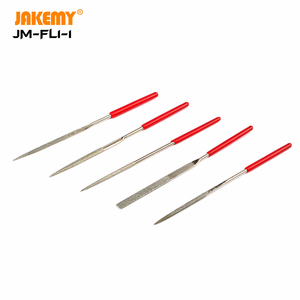 Jakemy JM-FL1-1 Chuyên Nghiệp Dụng Cụ Cầm Tay Rasp Nhựa Xử Lý Kim Cương Tập Tin Thép Không Gỉ Jeweler Kim Cương Khắc Craft Công Cụ Thiết Lập - Product Image 4