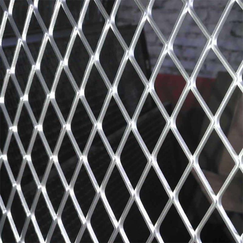 Galvanized Solid Sheet Expanded Metal Mesh Diamond Pattern