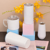 Mug de voyage blanc à double paroi sans BPA, personnalisable avec logo, pour le sport, vente en gros OEM/ODM, avec boîte