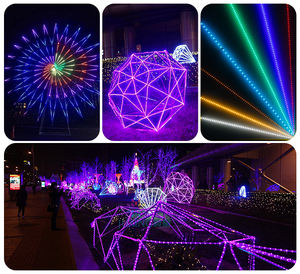 Luces de escenario placa negra <span class=keywords><strong>Led</strong></span> ArtNet <span class=keywords><strong>Matrix</strong></span> WIFI luz hoteles Dc24v Ucs2904 2,0 KHZ 65536 nivel gris 144led Rgbw tira Flexible - Product Image 6