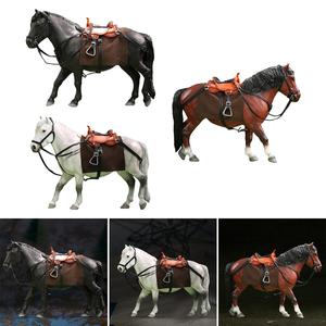 หุ่นโมเดลม้าสีดำขนาด1/12ของเล่นขนาด6นิ้วจาก Diorama - Product Image 3