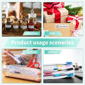 Jiuyin N12 Mini Thermal <b>Label</b> Sticker <b>Printer</b> 203DPI for for 1200mAh Battery Stock 1-Year Warranty DIY Crafts Creative - Product Image 6