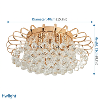 Lustre de plafond fantaisie, luminaire en cristal lumineux en forme de fleur, luminaire suspendu pour la décoration de la maison, plafonnier moderne