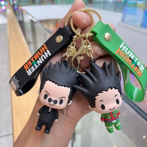 6 Estilos de Llaveros con Figura de Anime de Killua Zoldyck, Hisoka y <span class=keywords><strong>Chrollo</strong></span>, Mini Figura de Anime de 10 cm con Anillo - Product Image 4