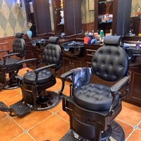 Jincheng barbier rétro hommes huile chaise salon de coiffure spécial levage rasage visage coiffure chaise prix de gros.
