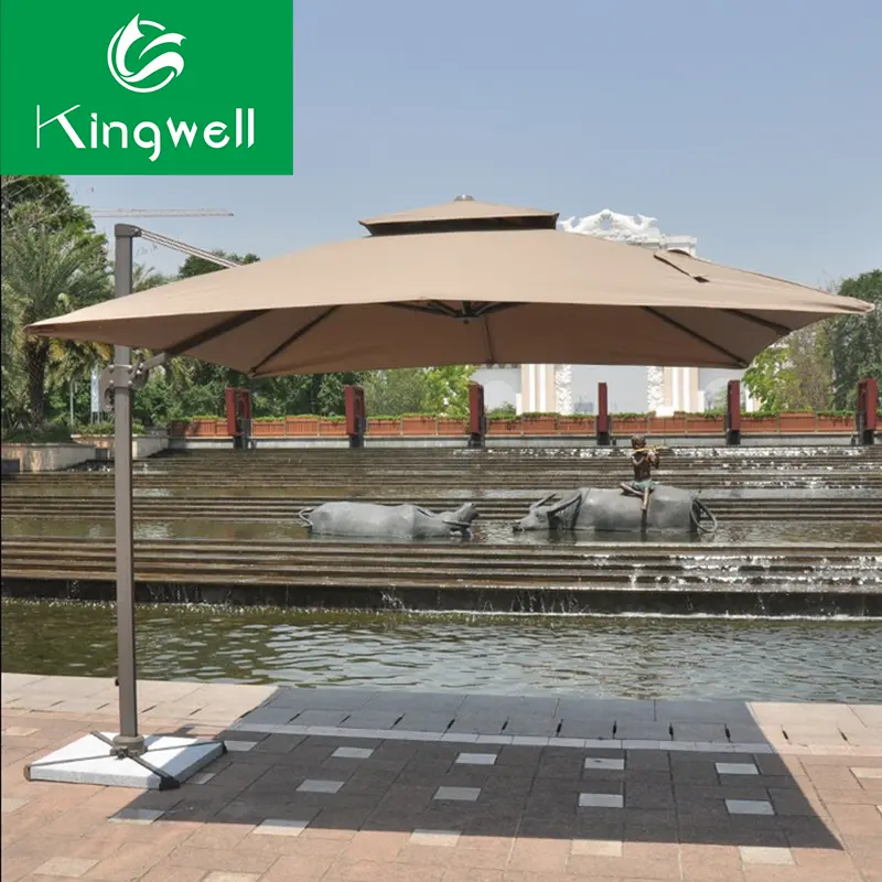 Cafe outdoor furniture beach parasol big umbrella garden sunshade