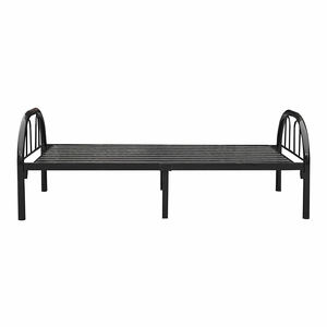 Современный каркас кровати из серебристой стали для односпальной кровати, Китай, оптовая продажа для спальни, школы, больницы, дизайн сетки от Америки, Канада, отель - Product Image 3