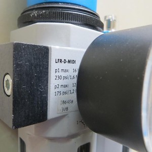 Regulador de Presión Festo LFR-D-MIDI con Lubricador LOE-D-MIDI y Manómetro 0-1.6MPa, Piezas Neumáticas - Product Image 3
