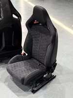 Auto-Ersatzteil RS Sitz-Upgrade-Kit, GT Carbon-Faser Elektrischer Schalensitz, Komfortabler Wildleder-Rennsitz für Audi VW B10