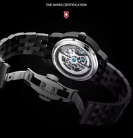 Hochwertige Automatische Mechanische Tourbillon-Uhr für Herren mit Durchbrochenem Design, Vollständigem Edelstahlgehäuse und -Armband, 2026 Neues Geschenk-Armbanduhrmodell