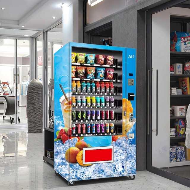 24-Hour Commercial Unmanned Vending Machine with QR Code Token Snack & Beverage Dispenser Featuring SDK Function