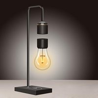 Lampe Lévitation Moderne Unique avec Lumière Flottante et Chargeur Sans Fil Qi Intégré, Design Simpliste et Innovant
