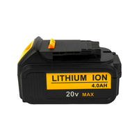 Prix de gros, perceuses à main électriques, batteries d'outils DCB204 4000mAh pour Dewalt DCB200 DCB204-2 DCB180, batterie d'outils sans fil