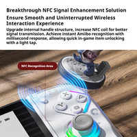 Controlador de Juego J20pro con Mango Dividido Izquierdo/Derecho, Inalámbrico, NFC, Vibración, Botones Mecánicos, Compatible con Juegos Somatosensoriales