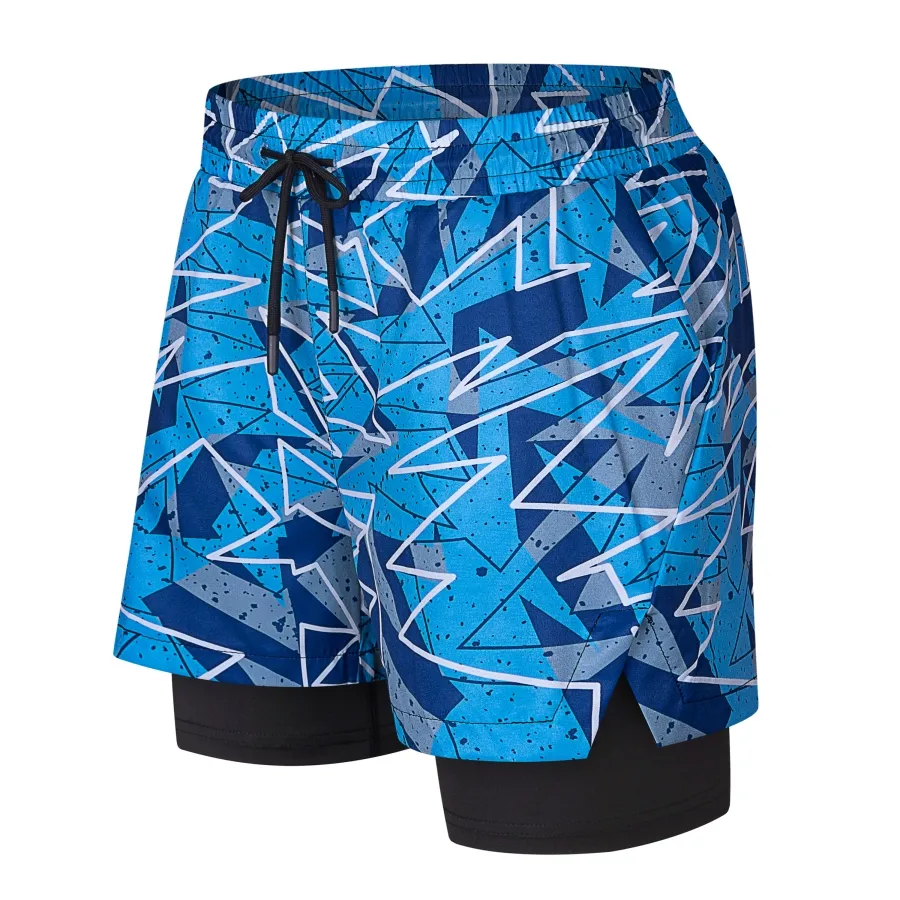 Beste Prijs Comfortabele Mesh Shorts Snel Droog Naadloze Yoghurt Fitness Set Waterbestendige Atletische Stijl Met Digitale Print