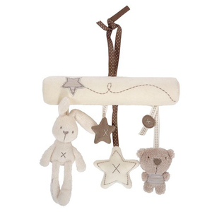 Infants <strong>Cradle</strong> Cute Rabbit Dropshipping Creative <strong>Baby</strong> Hanging Bed Safety Seat Plush Toy Hand Bell Multifunctional Plush Toys - Product Image 1