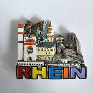 Imán de nevera 3D estilo Amsterdam <span class=keywords><strong>Barcelona</strong></span> personalizado de alta calidad, pegatina magnética de poliresina mediana para decoración del hogar para turistas - Product Image 2