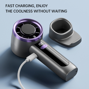 Daiges Factory New <b>Usb</b> Handheld <b>Fan</b> <b>Mini</b> Portable Charging Small Digital Display Office Student Gift <b>Fans</b> Rechargeable <b>Fan</b> <b>Mini</b> - Product Image 2