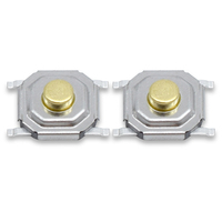 TS5215A 4*4*1.5 cuivre tête bouton poussoir on off interrupteur tactile à quatre pieds puissance SMD interrupteur tactile spot ROHS