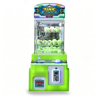 Mini-grue à monnayeur pour enfants, jeu d'arcade à prix, avec structure en métal et plastique, pour peluches et poupées