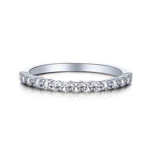Dylam Wholesale Popular Polished Elegant Style Simple Sparkle Diamond Cubic Zircon Stone Gemstone 5a <b>Cz</b> Diamond Silver <b>Ring</b> - Product Image 1