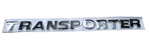 Autocollant en plastique ABS chromé, autocollant avec inscription TRANSPORTER pour Transporter T5 T6 - Product Image 4