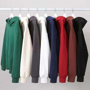 Top Quality Heavyweight American Streetwear 100% Cotton Oversized Puff Printing <b>Men's</b> Hoodies Sweatshirts Manufacturer - Product Image 2