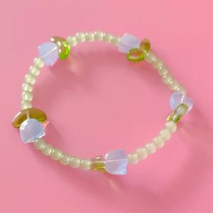 Wholesale Bohemian Handmade Crystal <b>Beaded</b> <b>Bracelet</b> Jewelry Elastic Flower Girl <b>Bracelet</b> Crystal Glass Bead Flower <b>Bracelet</b> - Product Image 4