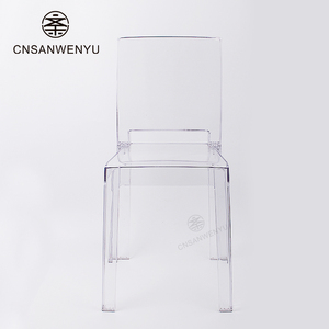 Vente en gros de chaises en acrylique détachables populaires chaises en cristal pour événements empilables chaises en acrylique pour banquet de mariage - Product Image 6