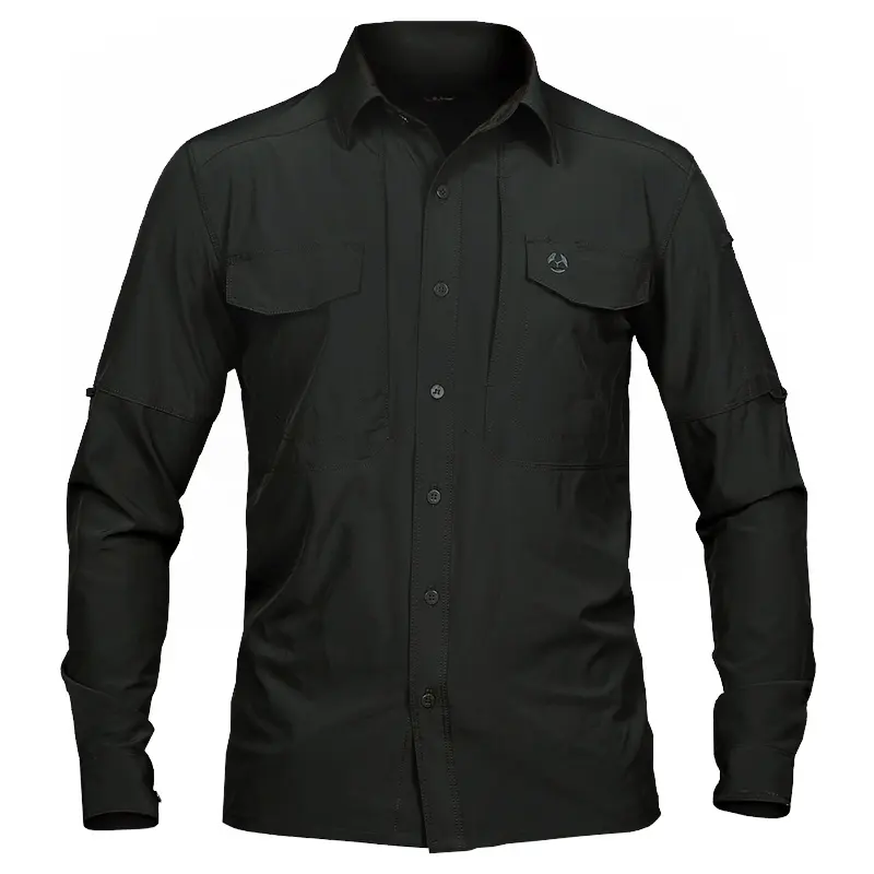 Lente En Zomer Outdoor Lange Mouwen Tactische Shirt Mannen Ultra-Dunne Ademend Multi-Pocket Quick-drogen Overhemd