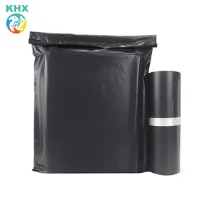 KHX özel Logo düz Mailers inç 500 paket ambalaj kurye 4X6 çanta 50 Cm X 18 buzlu poli mailler 10X1 3 sevkiyat poşetleri