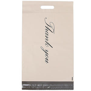 Custom impermeabile in plastica rosa opaca grazie alla busta in poliestere sacchetti di imballaggio per la spedizione del corriere Mailer borsa con manico - Product Image 6