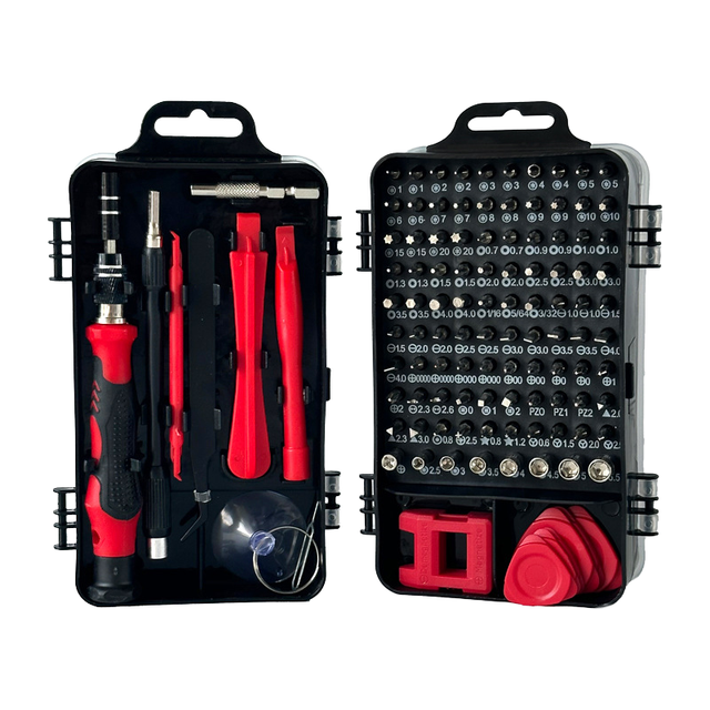 2025 New Style Mini Toolbox 115-Piece DIY Repair Tool Kit with Hard Case for Android Phone Laptop & Computer OEM Customizable