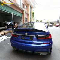 Aileron arrière de coffre en fibre de carbone véritable style PSM pour BMW Série 3 G20 G80 M3 Berline 2019+