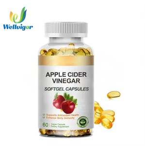 Capsules <span class=keywords><strong>de</strong></span> vinaigre <span class=keywords><strong>de</strong></span> cidre <span class=keywords><strong>de</strong></span> pomme, brûleur <span class=keywords><strong>de</strong></span> graisse et soutien énergétique, complément <span class=keywords><strong>alimentaire</strong></span> <span class=keywords><strong>pour</strong></span> adultes, 60 capsules par flacon - Product Image 1