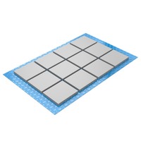 Coussin thermique en silicone haute résistance à la température, conductivité thermique, découpe sur mesure, certifié RoHS, vente en gros d'usine, CPU GPU K-Jeda