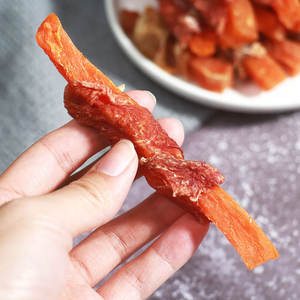 कारखाने का नया जैविक बतख-लपेटे हुआ मीठा आलू चिकन चकच स्टिक भोजन प्रशिक्षण उच्च गुणवत्ता वाले मांस से बने कुत्तों के लिए - Product Image 6