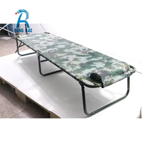 Sac à dos de haute qualité lit pliant en fer pliant extérieur Portable plage Camping lit