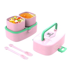 Lonchera Escolar Bento para Niños y Adultos, de Gran Capacidad, Linda, Libre de BPA, Apta para Microondas, con Divisores - Product Image 1