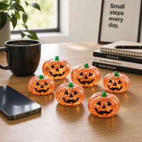 Jouet anti-stress géant en caoutchouc en forme de citrouille d'Halloween, à presser, à rebond lent, pour unisexe, pour la décompression transfrontalière