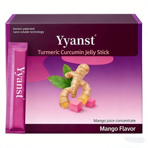 Barritas de Gelatina de Mango de Marca Privada de Alta Calidad con Cúrcuma, Curcumina y Extractos Herbales, Gelatina Portátil para Después de la Fiesta - Product Image 1