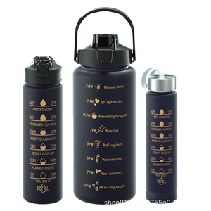 Botol Minum PC Tiga Bagian, Kapasitas Besar, Motif Gradasi Es, Portable, untuk Olahraga - Product Image 6