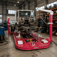 Machine de redressage de châssis automobile pour la réparation de voitures et de camions légers, banc de redressage de cadre
