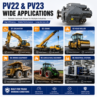PV22 Hydraulische Hauptpumpe für Bagger Baumaschinen Hochleistungs-Hydraulikteile