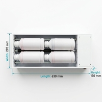 USA Stock nouveau développé DTF encre blanche Rotateur Shaker Machine pour 2.2LBS 1.1LBS DTG UV DTF Eco Solvent Printer Pigment Ink