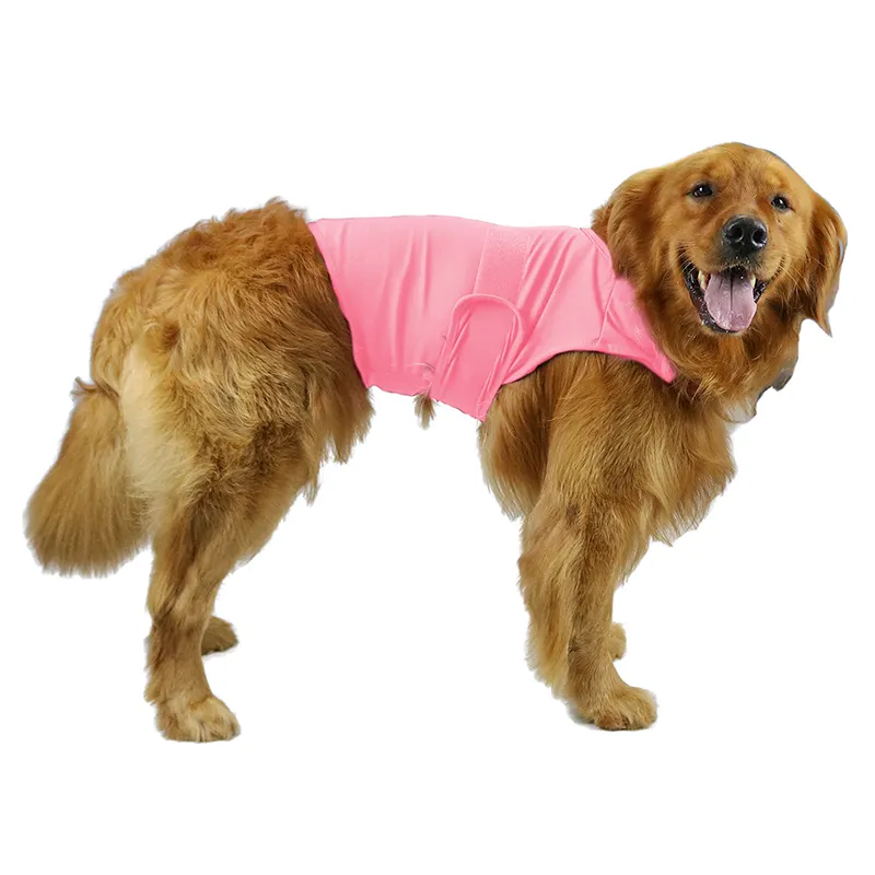 Venda quente Cor Sólida Trovão Dog Shirt Ansiedade Dog Coat Calm Down Dog Jacket