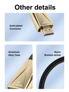 Certifié pour HDMI 2.1 câble audio vidéo <span class=keywords><strong>Ultra</strong></span> haute vitesse 1m à 8K Full HD 48Gbps pour moniteur projecteur Sync Box Display - Product Image 2